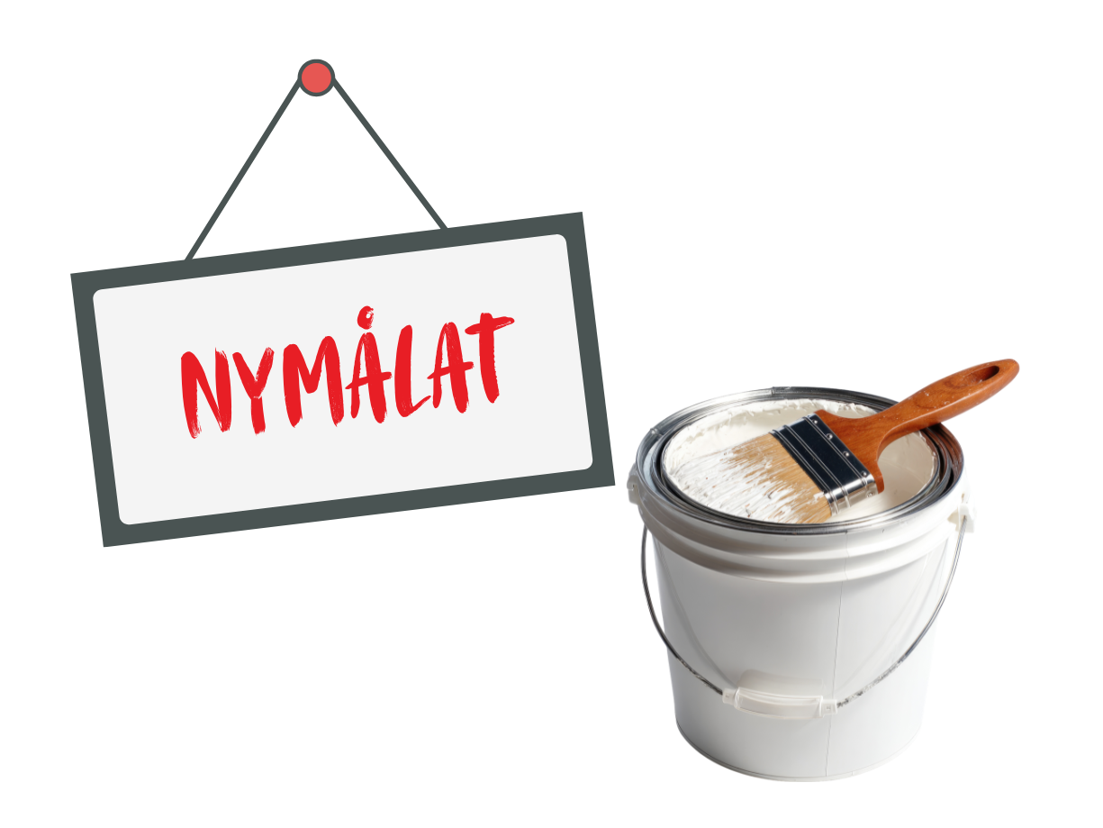 Målningsarbeten på gång